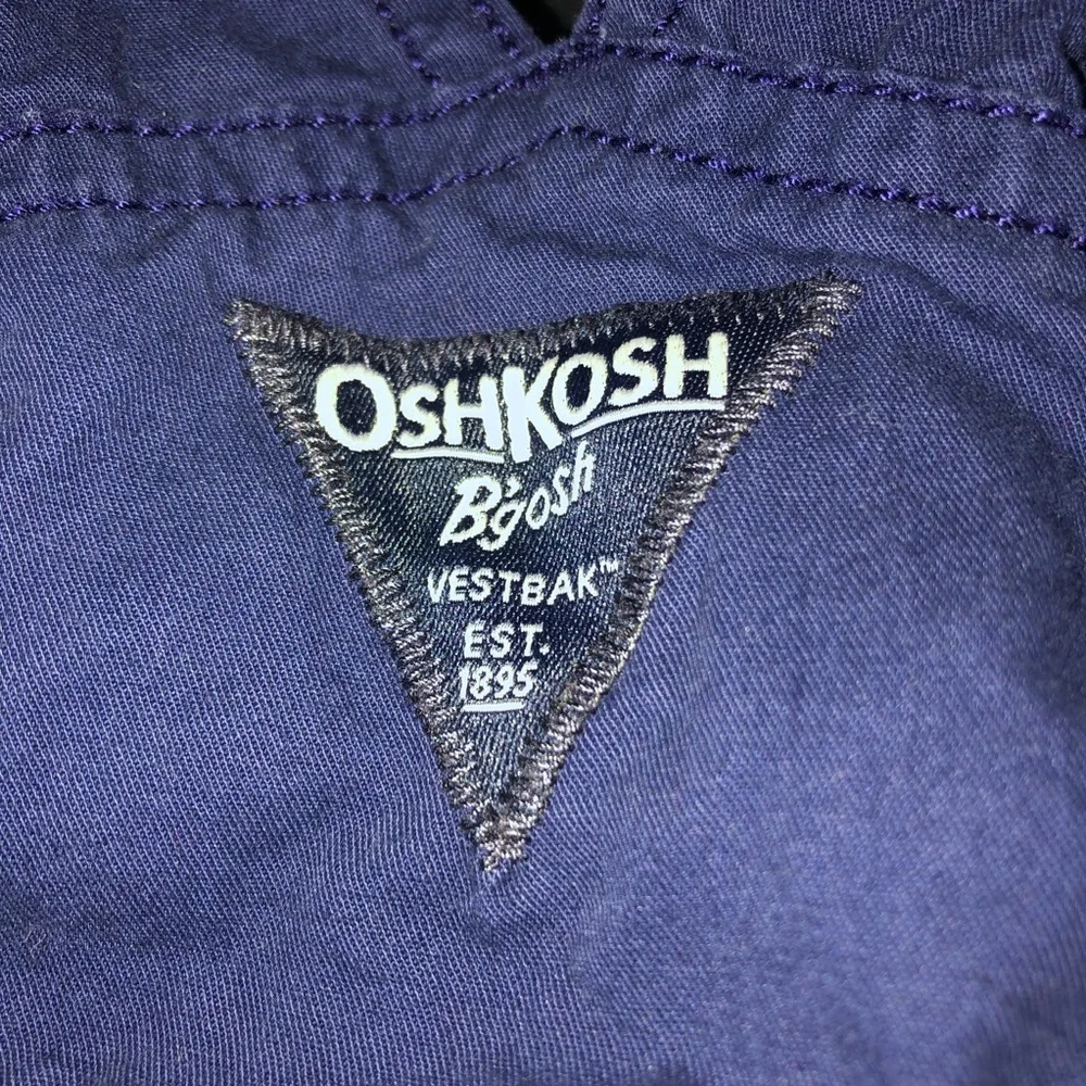 OshKosh B'Gosh Navy Twill Americana Shortalls
